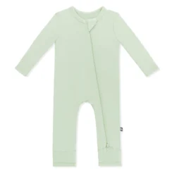 Zippered Romper in Basil