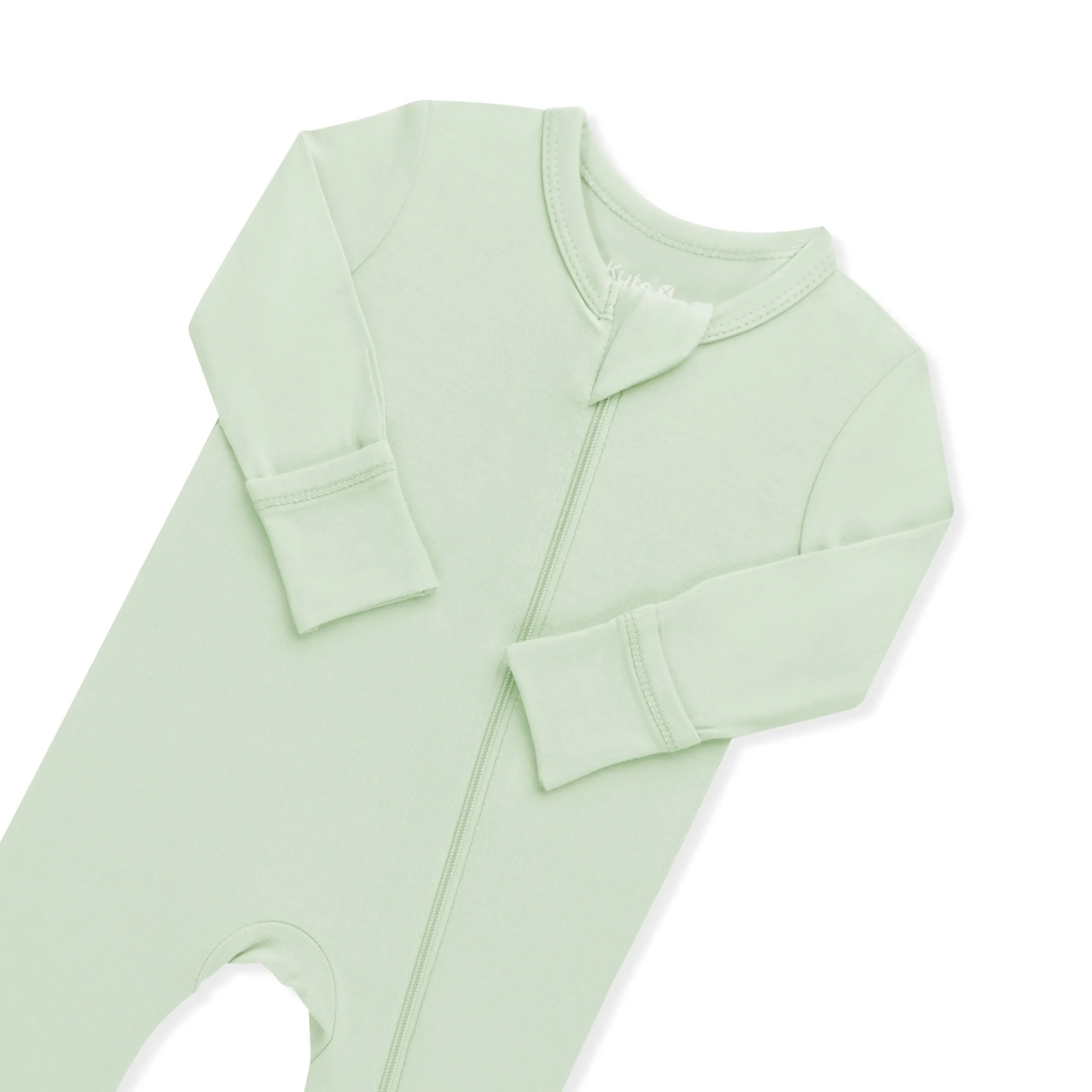 Zippered Romper in Basil