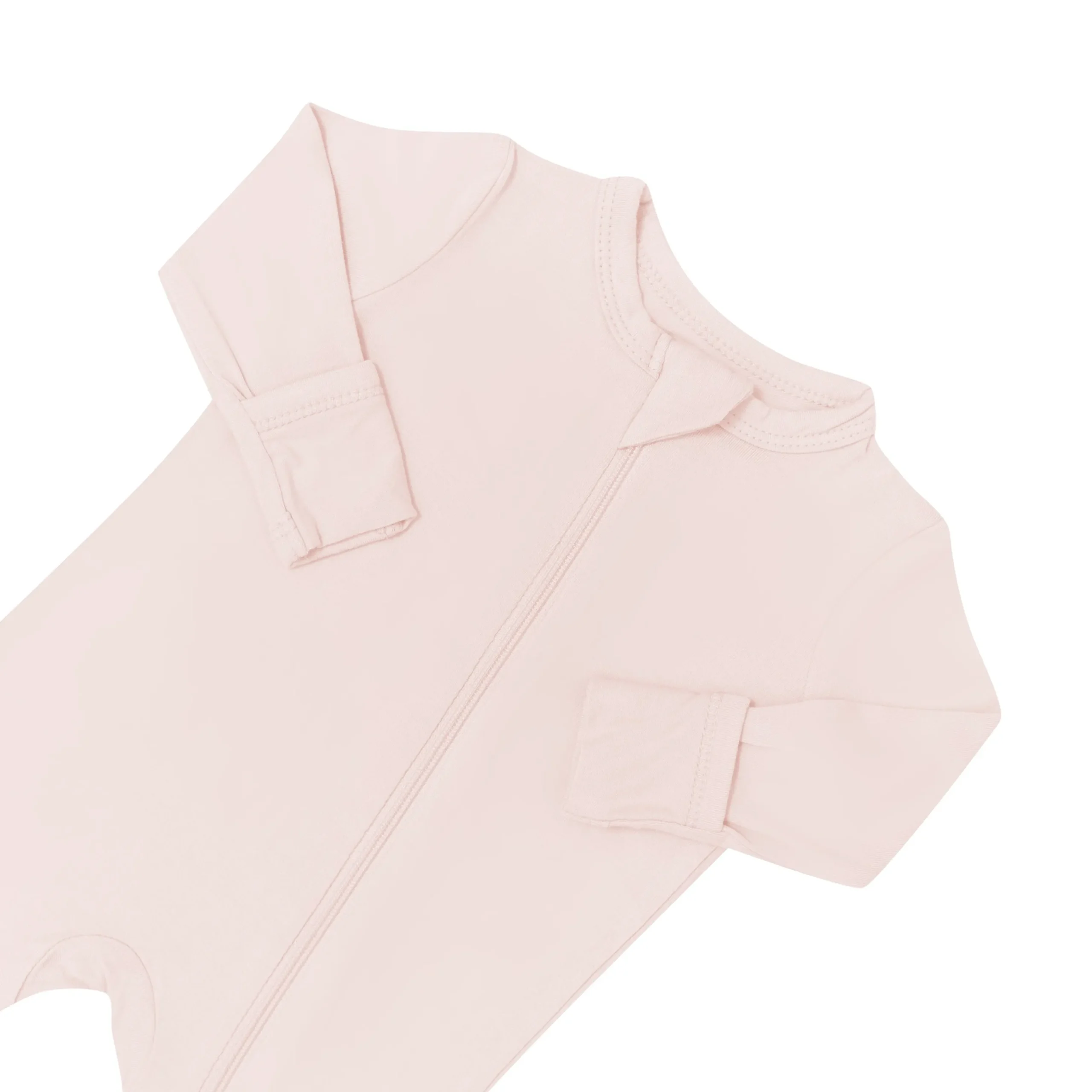 Zippered Romper in Blush