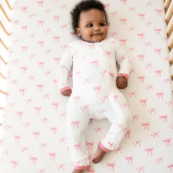 Zippered Romper in Bow