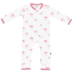 Zippered Romper in Bow