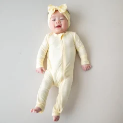 Zippered Romper in Chamomile