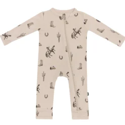 Zippered Romper in Classic Cowboy