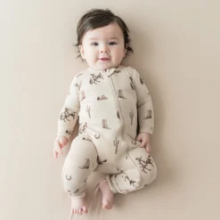 Zippered Romper in Classic Cowboy