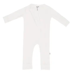 Zippered Romper in Cloud