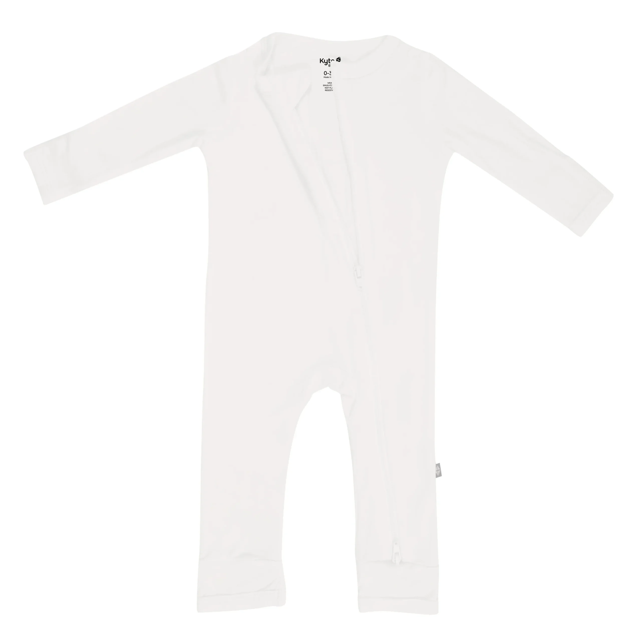 Zippered Romper in Cloud