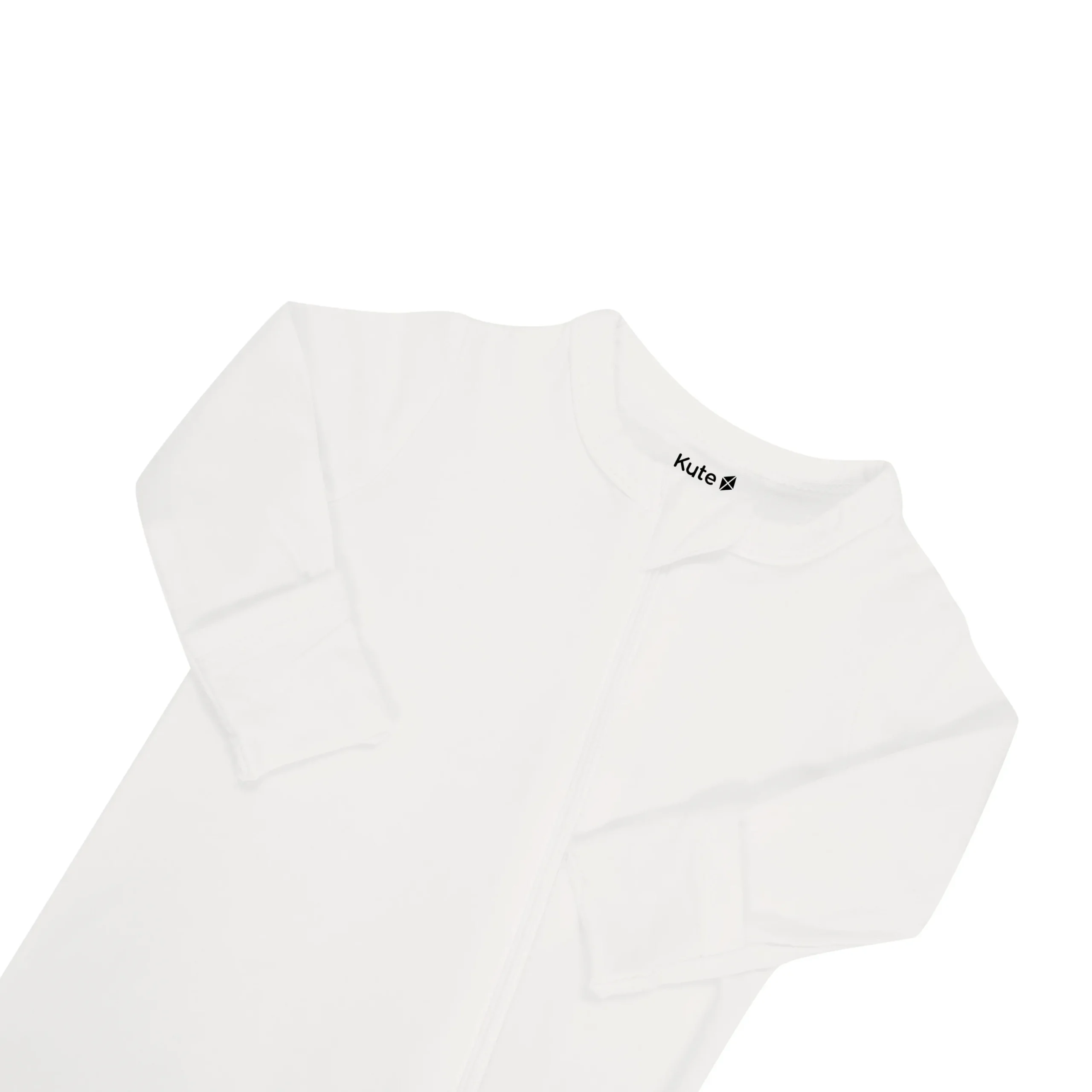 Zippered Romper in Cloud