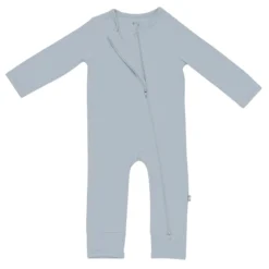 Zippered Romper in Fog