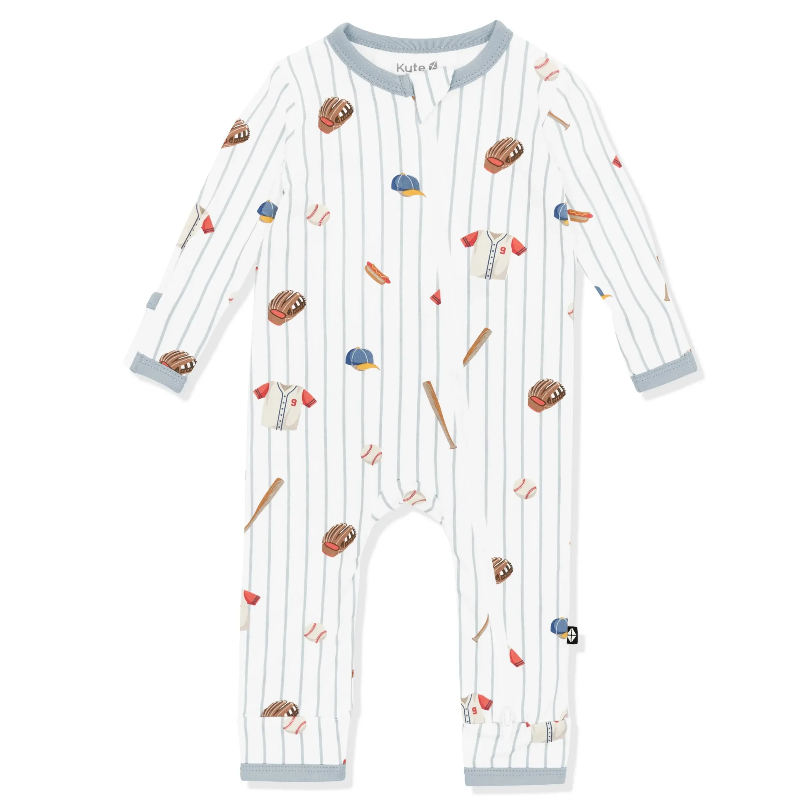 Zippered Romper in Home Run