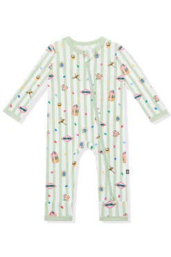 Zippered Romper in Honeydukes