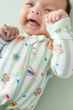 Zippered Romper in Honeydukes