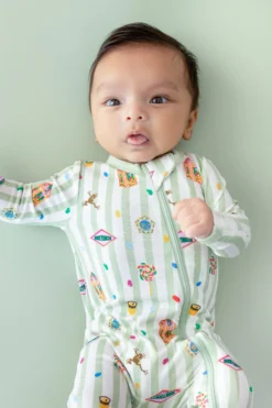 Zippered Romper in Honeydukes