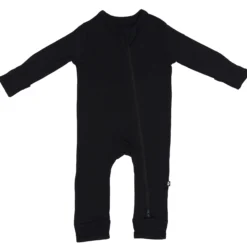 Zippered Romper in Midnight