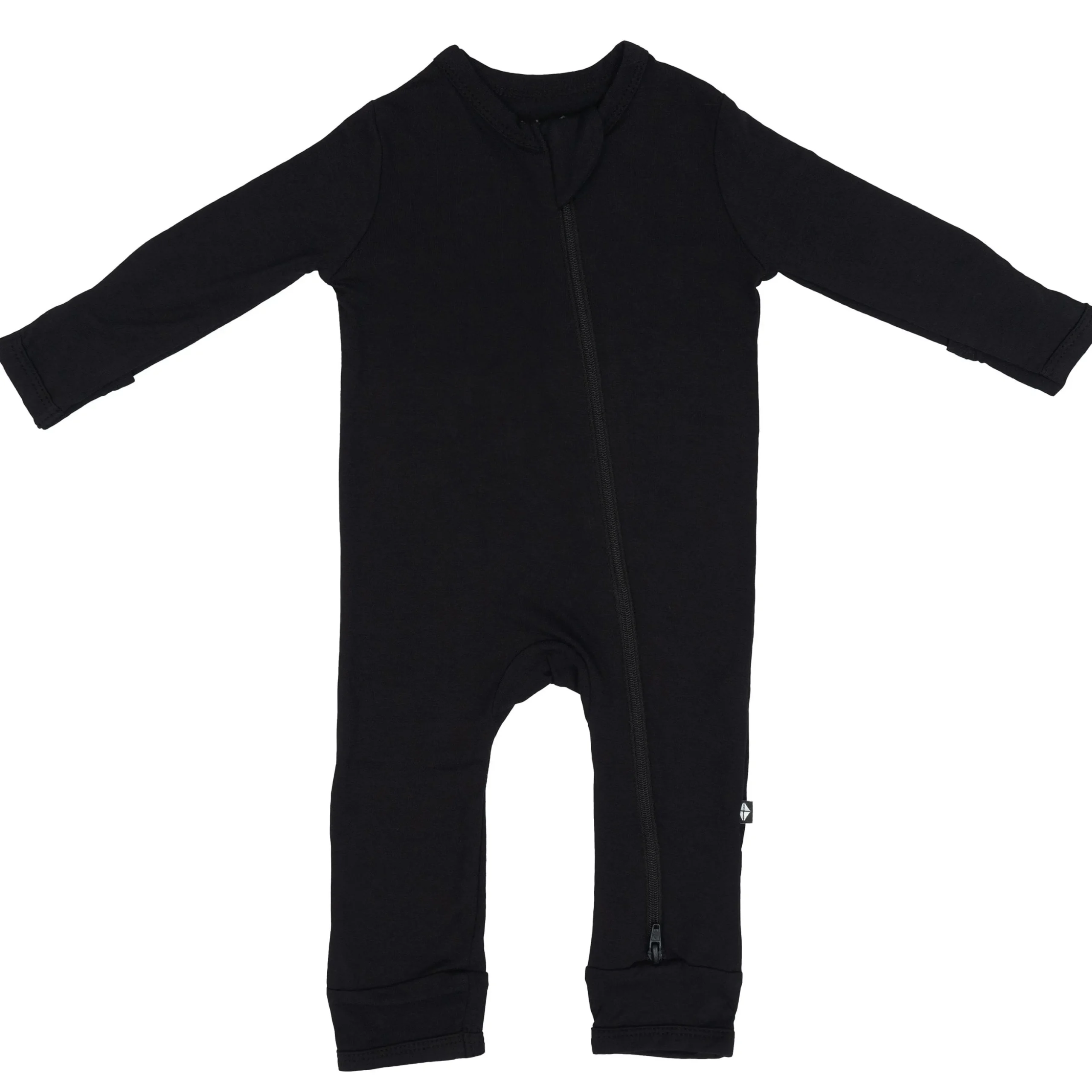 Zippered Romper in Midnight