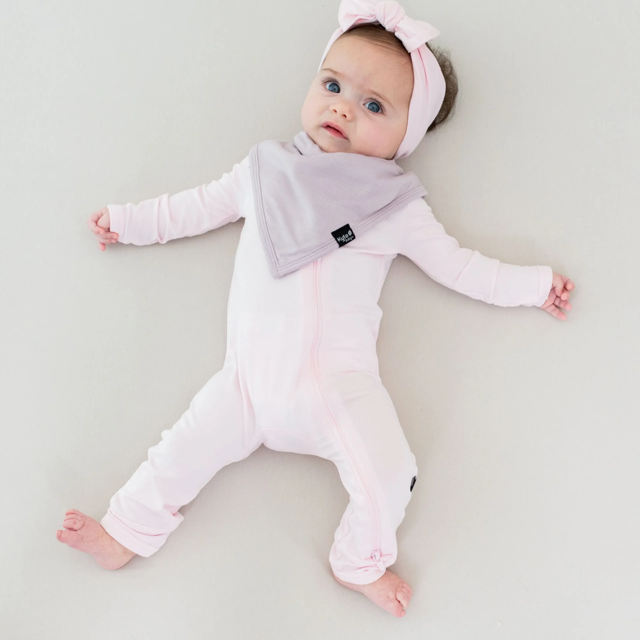 Zippered Romper in Sakura