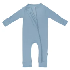 Zippered Romper in Slate