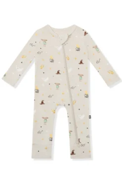 Zippered Romper in Starry Icon