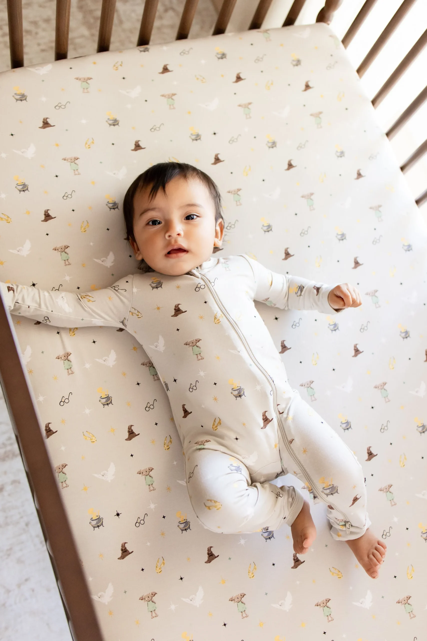 Zippered Romper in Starry Icon