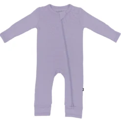 Zippered Romper in Taro