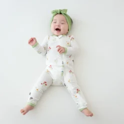 Zippered Romper in Wildflower