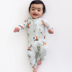 Zippered Romper in Winnie the Pooh Hundred Acre Wood