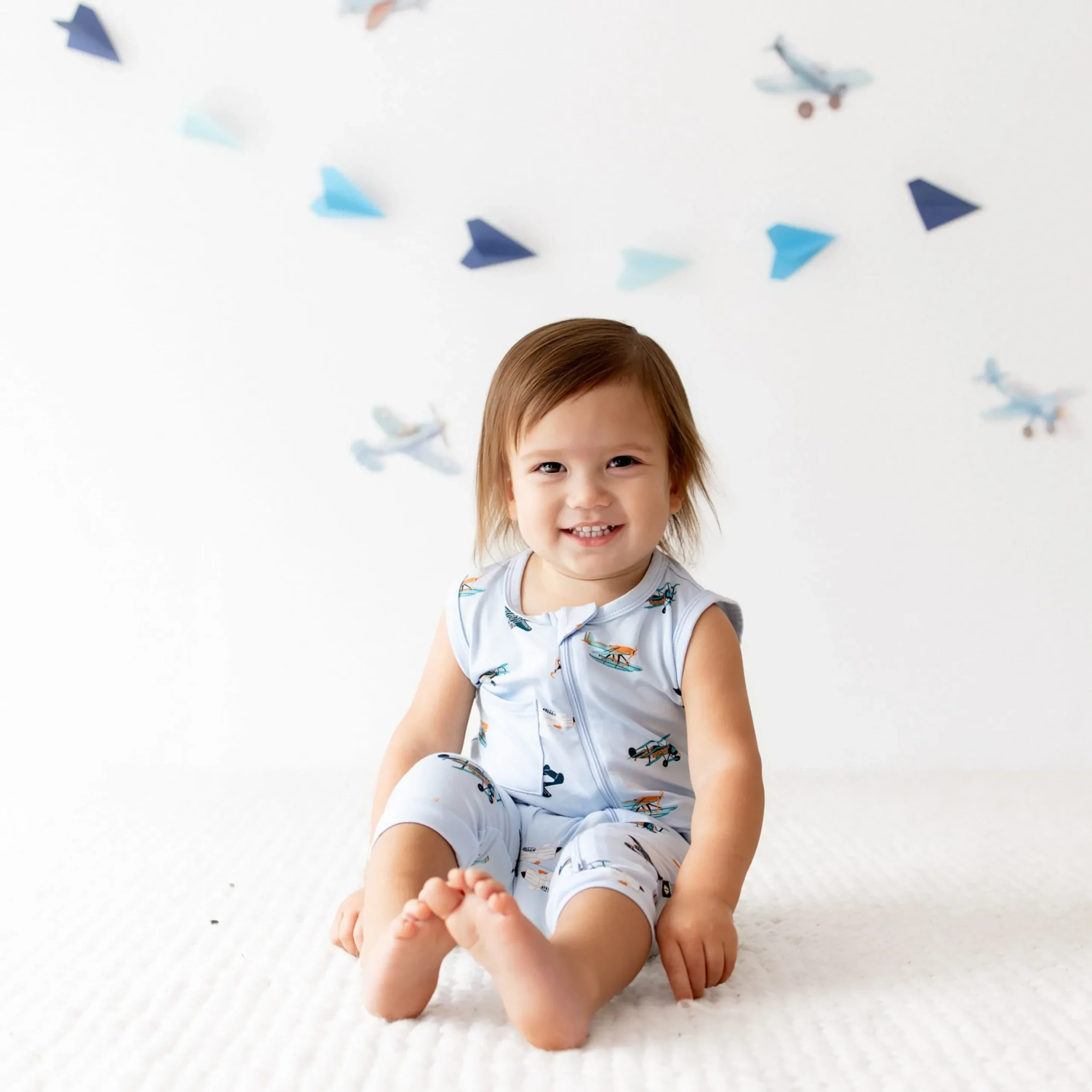 Zippered Sleeveless Romper in Take Off