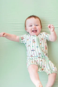 Zipper Shortall Romper in Honeydukes