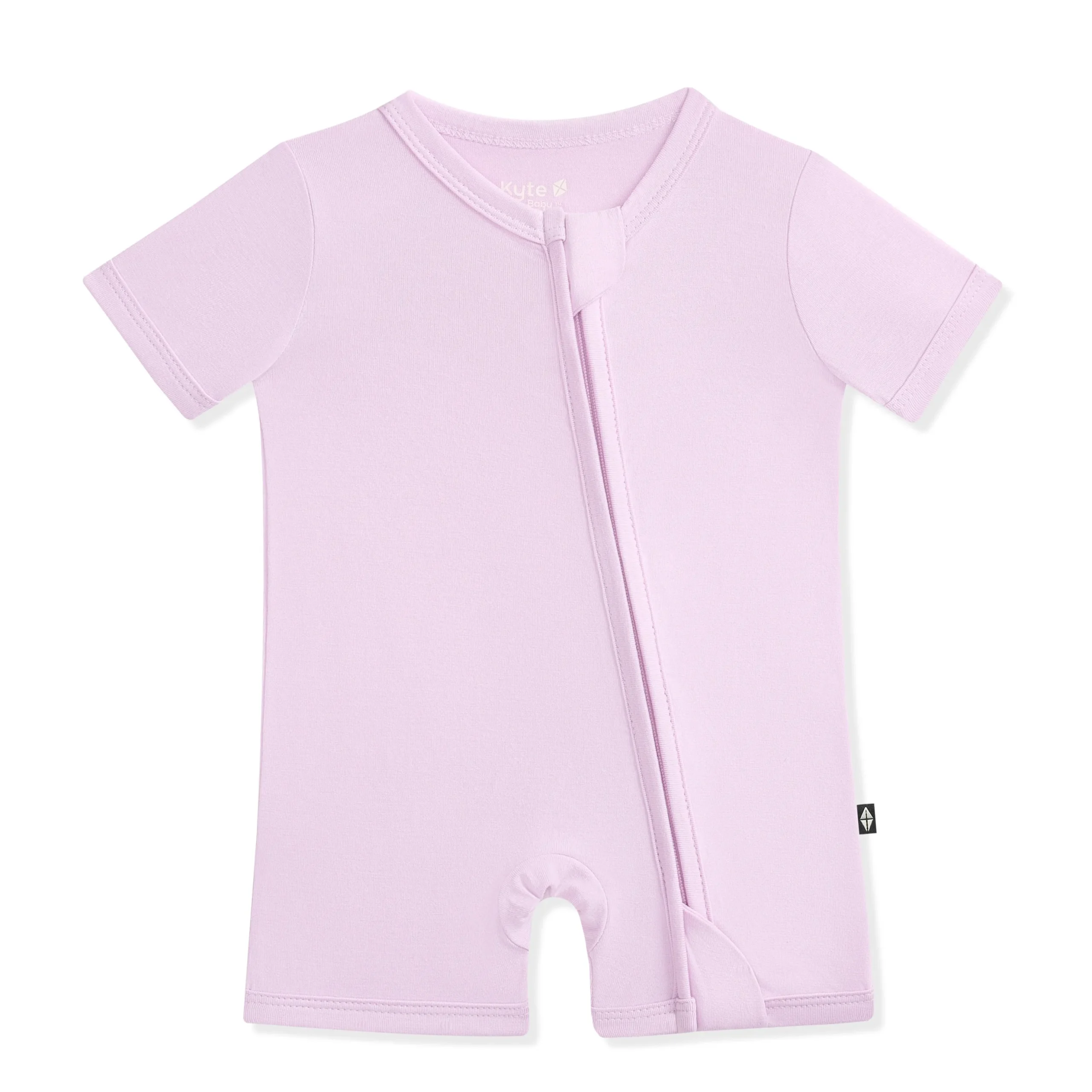 Zipper Shortall Romper in Thistle