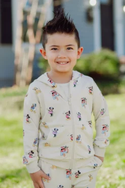 Zip-Up Hoodie in Mickey Mouse and Friends