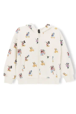 Zip-Up Hoodie in Mickey Mouse and Friends