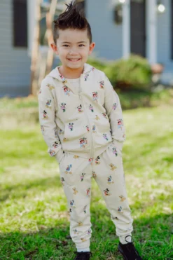 Zip-Up Hoodie in Mickey Mouse and Friends
