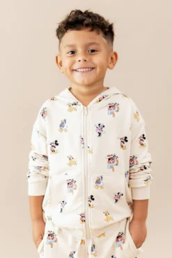 Zip-Up Hoodie in Mickey Mouse and Friends