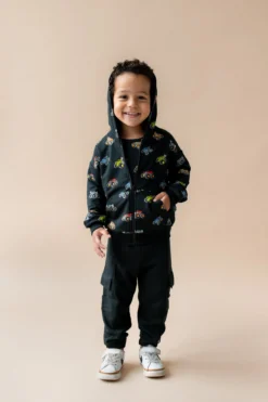 Zip-Up Hoodie in Monster Truck